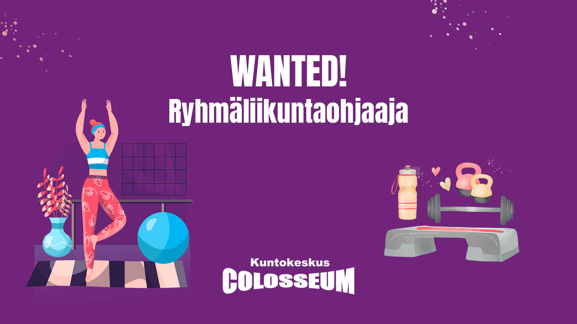 Colosseum ryhmäliikuntaohjaaja rekry